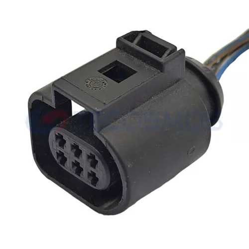 Waterproof Wire Connector Throttle Harness Plug for VW Audi 6 Pin Female 1J0973713 - image 4